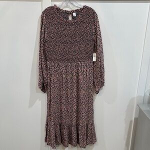 Old Navy Multicolor Long Sleeve Dress